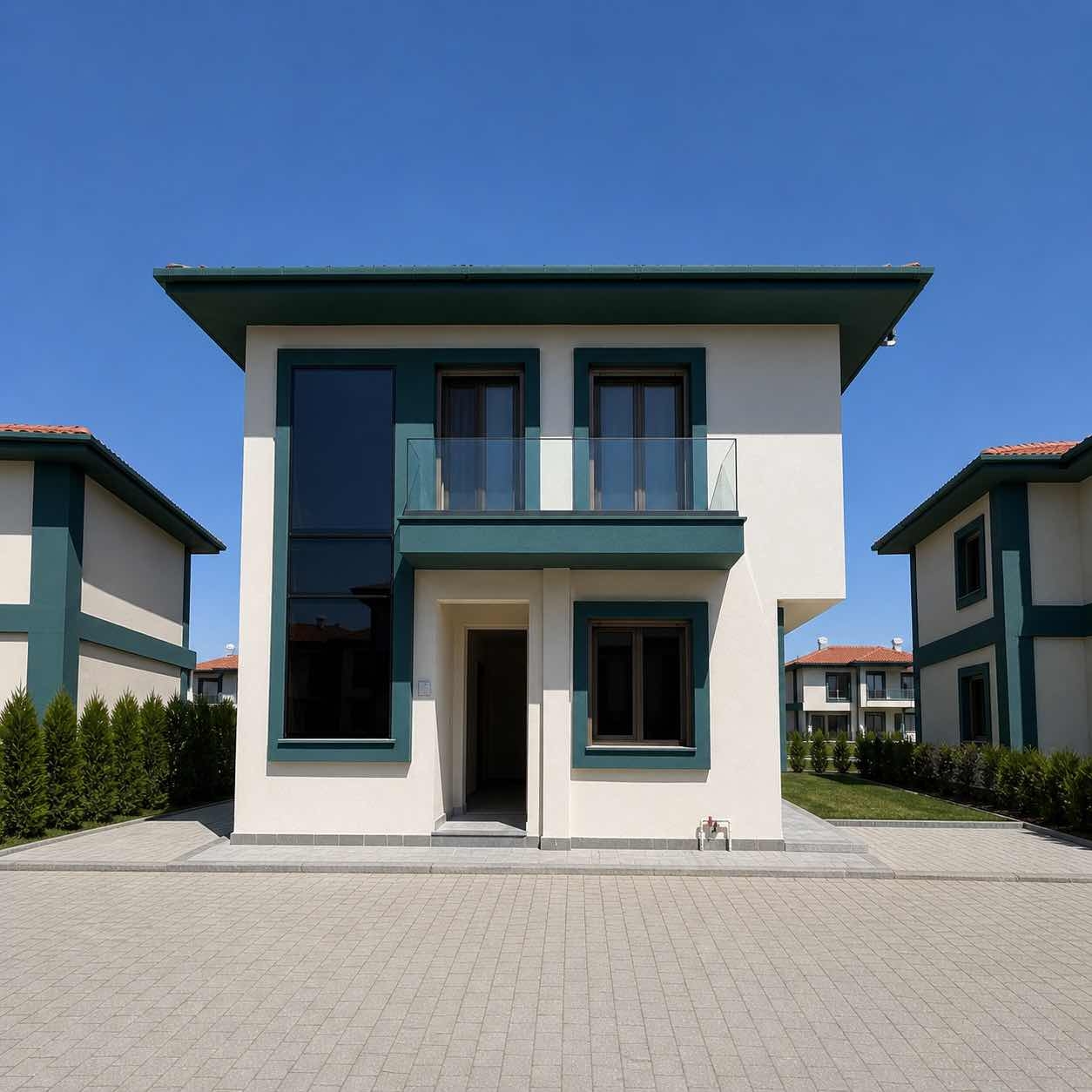 Menemen Günerli Akıllı Sistemli Lüks Dubleks Villa Havuzlu Site